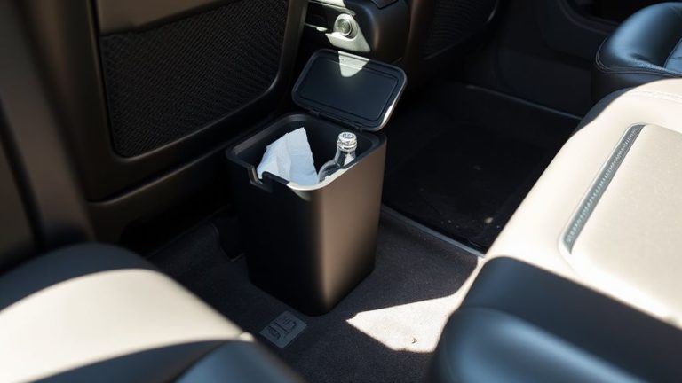 top car trash cans