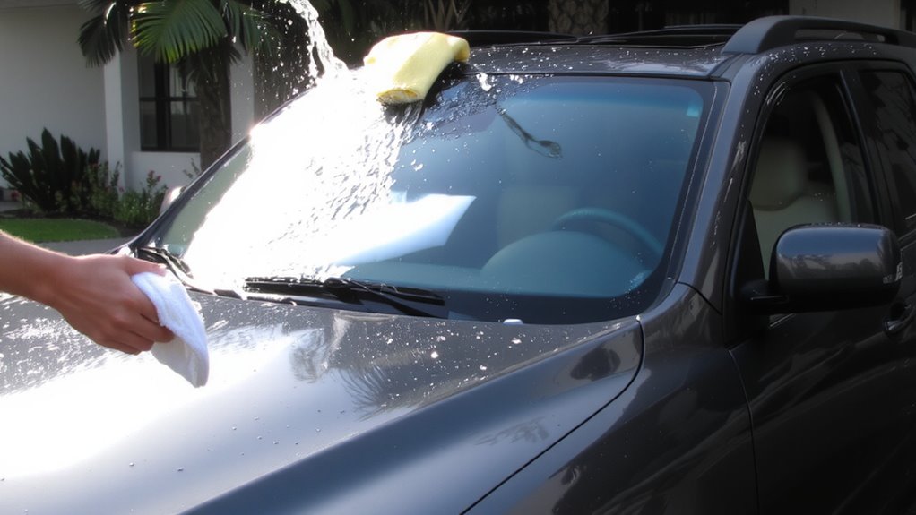 top down washing technique
