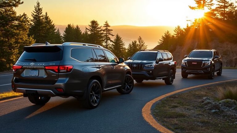 top rated 3 row suvs