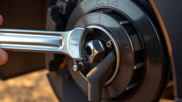 torque brake caliper bolts properly