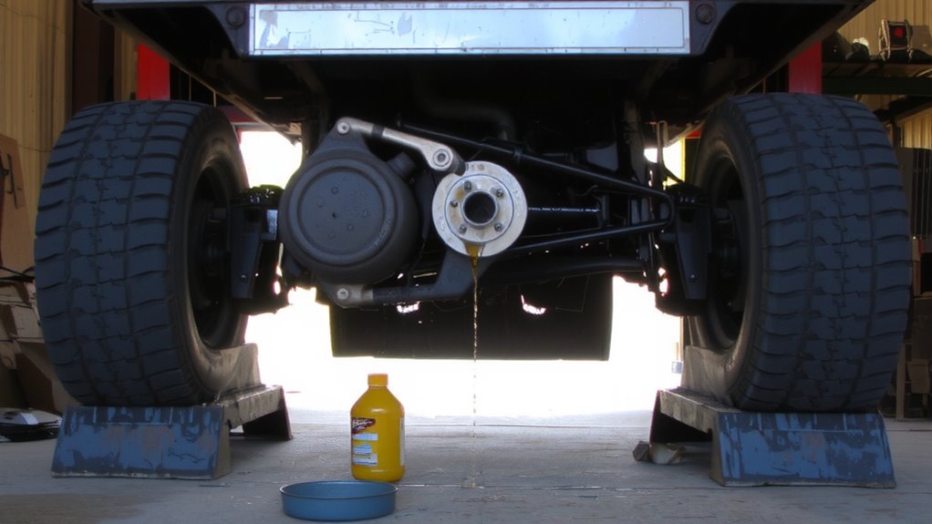 towing increases fluid degradation