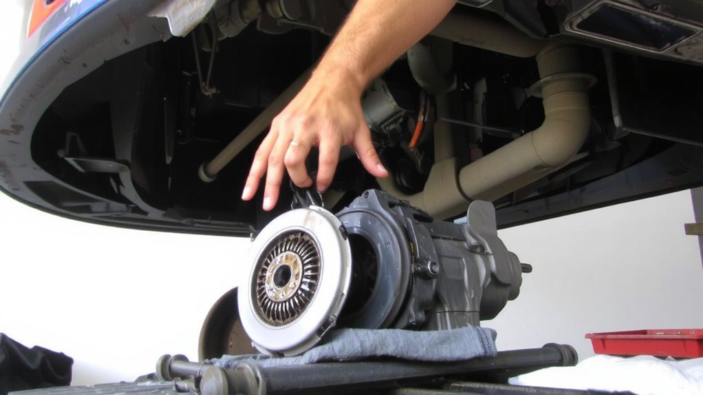 transmission removal with care