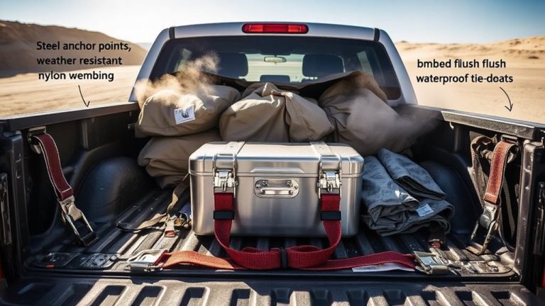 truck bed cargo tie downs
