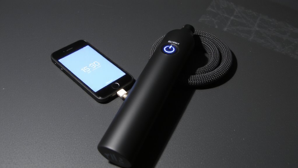 turn on inflator enable bluetooth