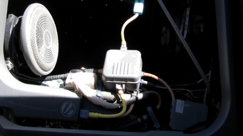 under dashboard fuse inspection