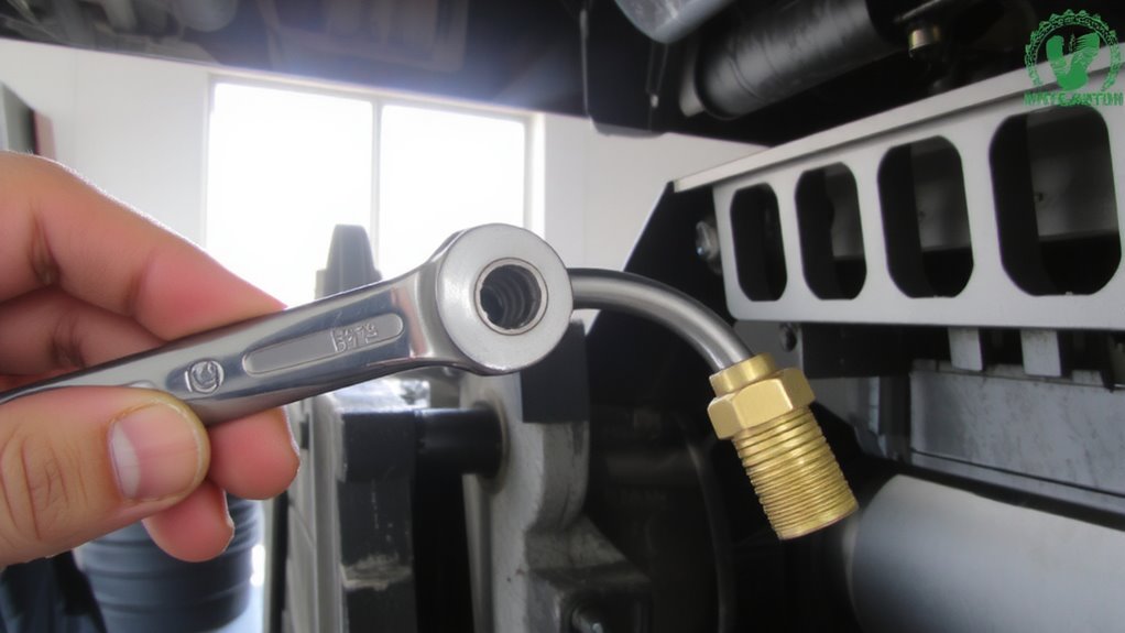 use flare nut wrench properly