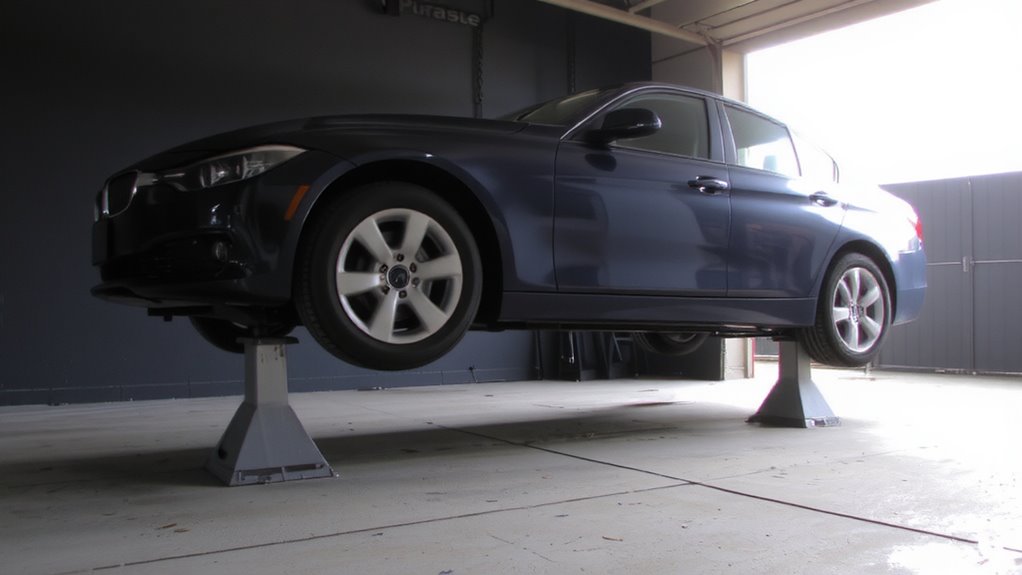 use jack stands properly