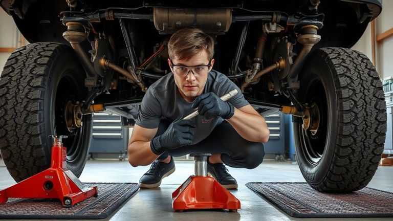 use jack stands securely