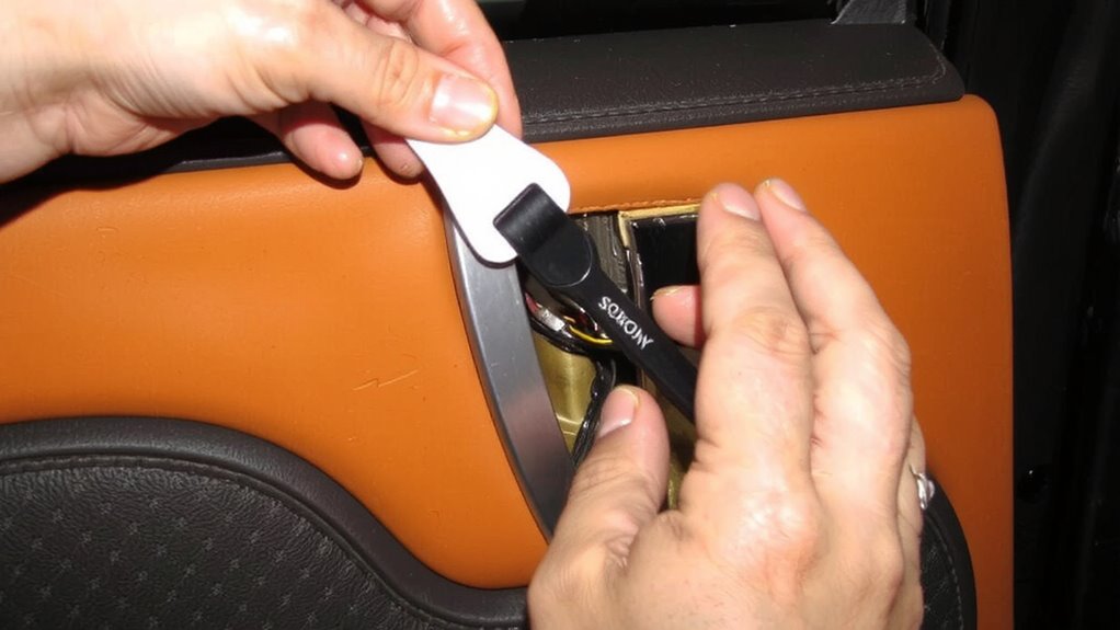 use plastic tools carefully