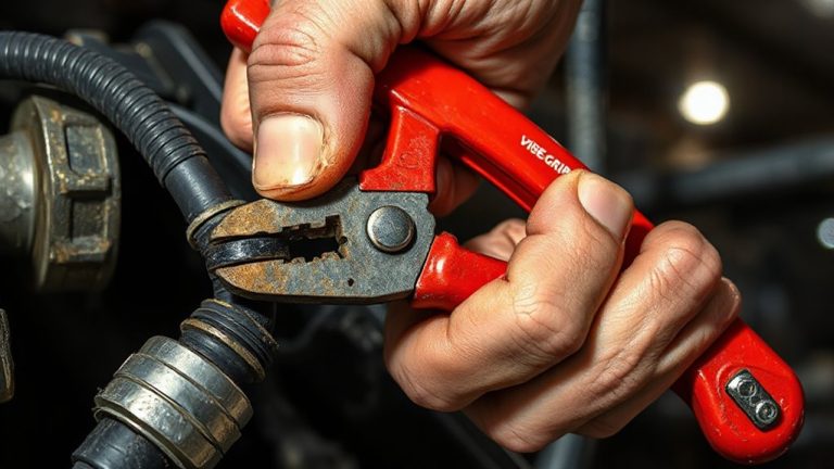 vise grip pliers fuel line tool