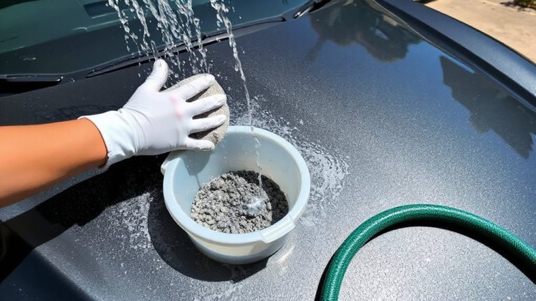 wash gently with water
