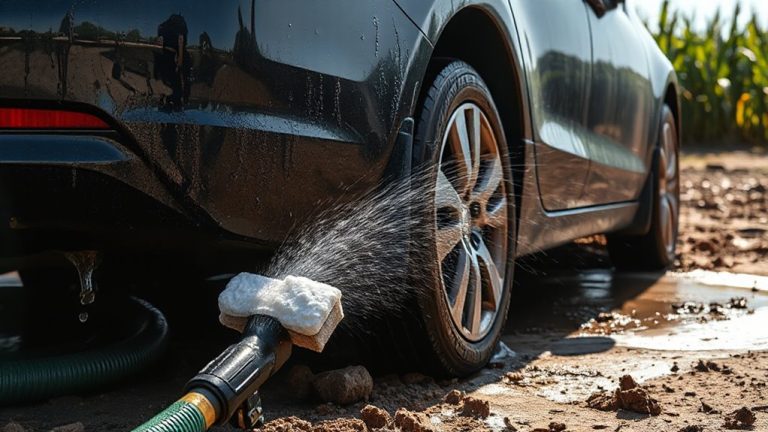 wash thoroughly after field driving