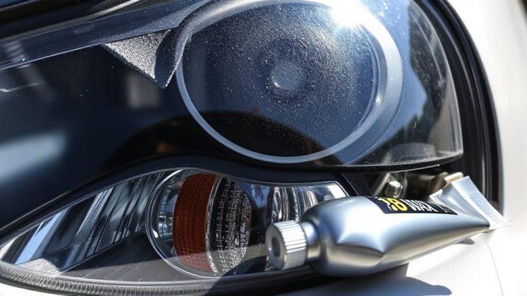 waxing plastic headlights winter prep
