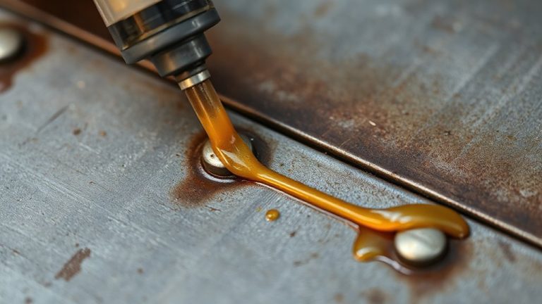 waxing rivets prevents rust