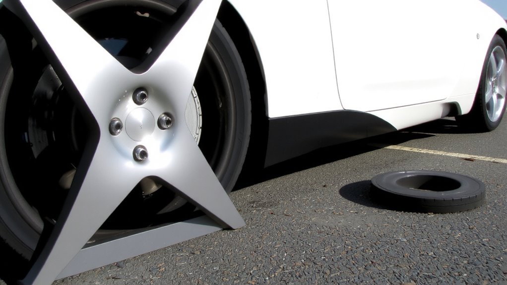 wheel cradles for lightweight vehicles