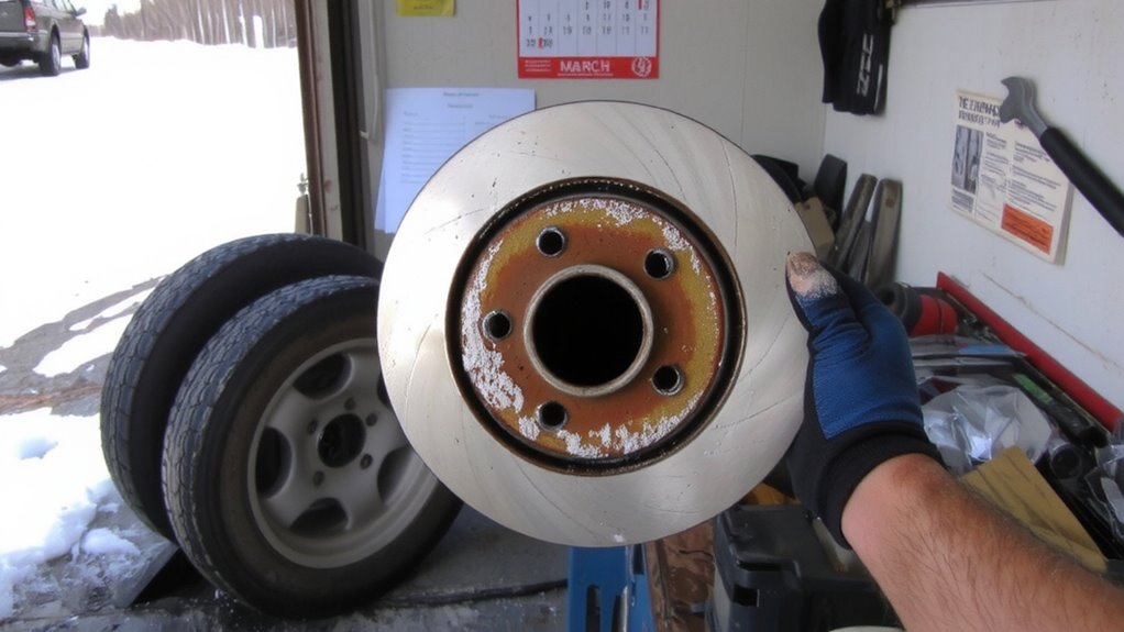 winter brakes wear down