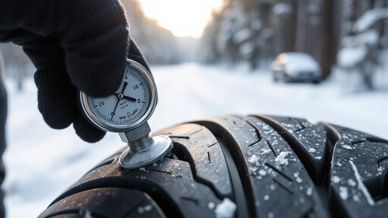 winter tire pressure adjustment