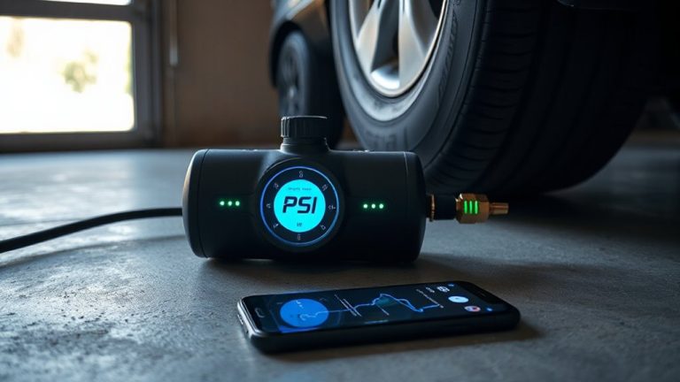 wireless air compressor psi alerts