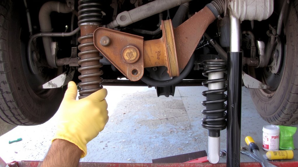 worn rear shocks detected
