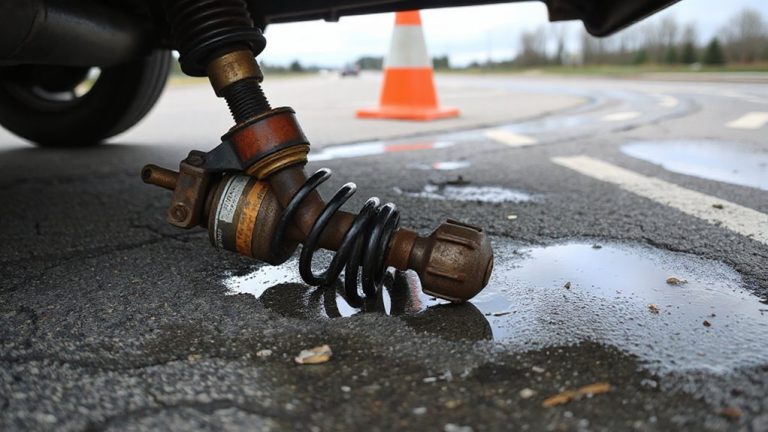 worn shocks increase stopping distance