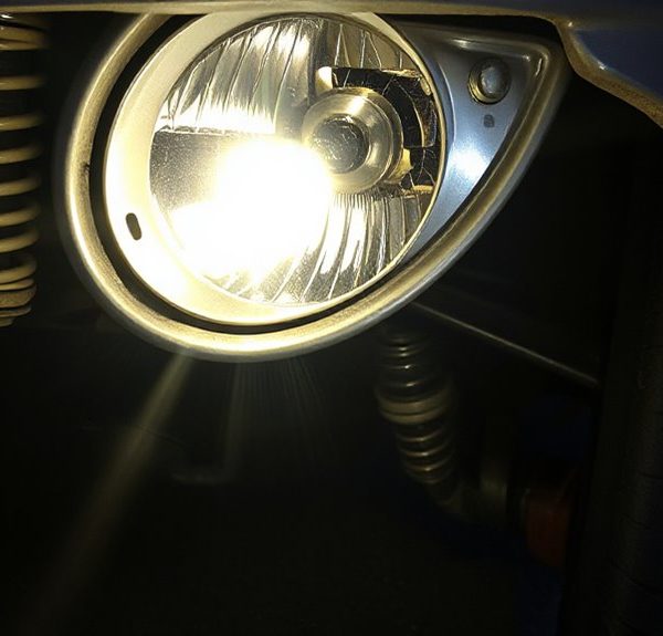 worn struts misalign headlights